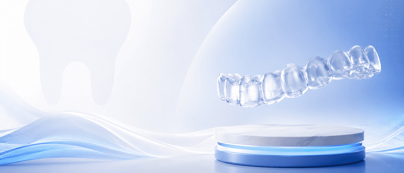 Digital dental design workflow showcasing CAD/CAM planning and modern dental technology
