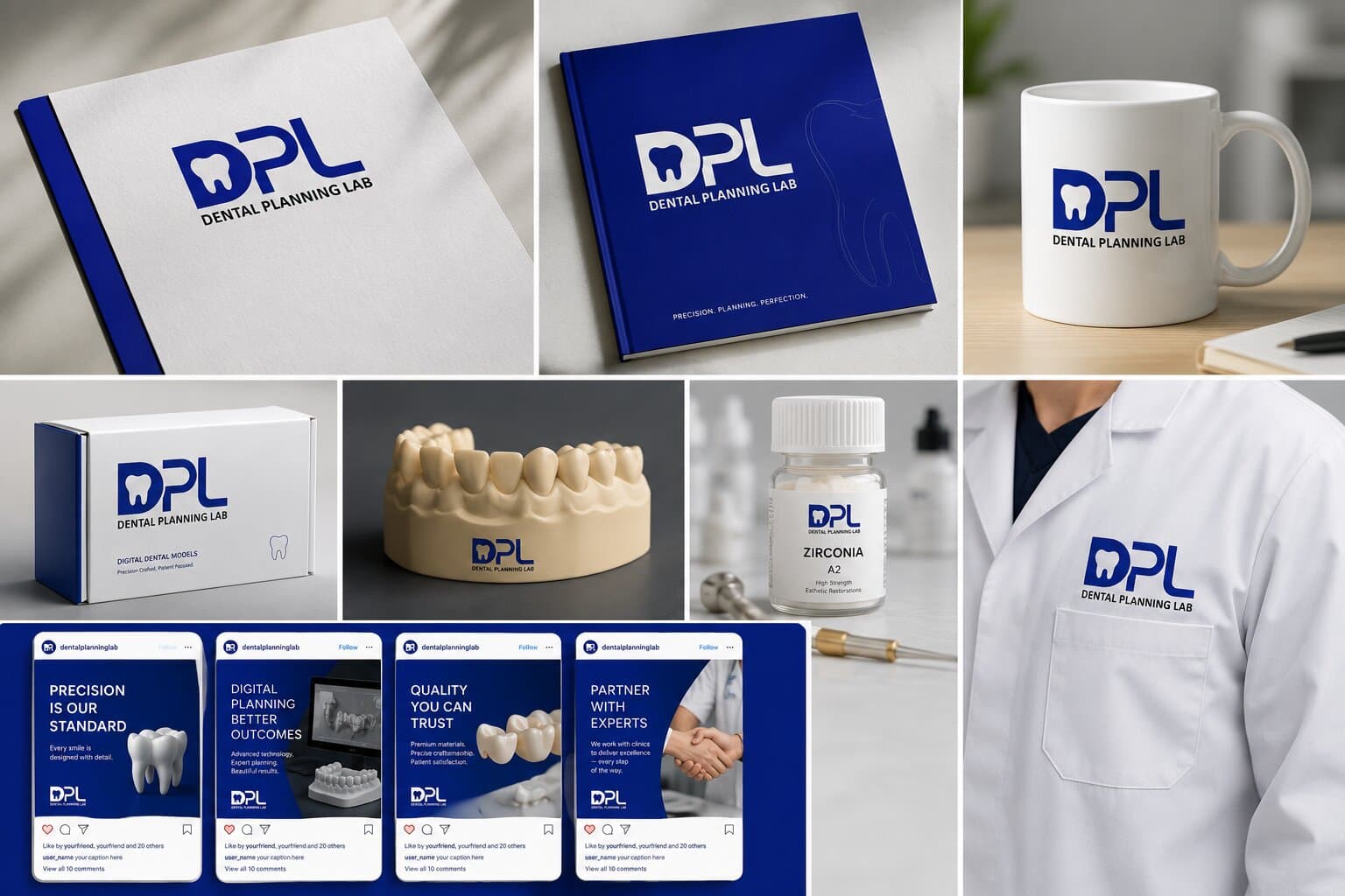 Dental Planning Lab digital dental design workflow mockup